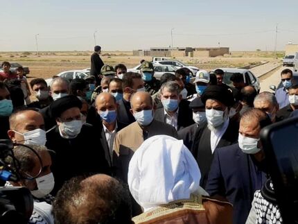 رئیس‌جمهور، طرح آبرسانی به روستای جفیر را افتتاح کرد