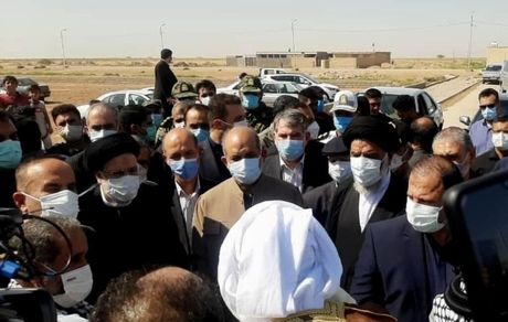 رئیس‌جمهور، طرح آبرسانی به روستای جفیر را افتتاح کرد