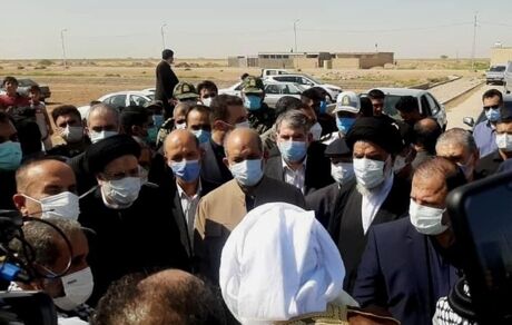 رئیس‌جمهور، طرح آبرسانی به روستای جفیر را افتتاح کرد