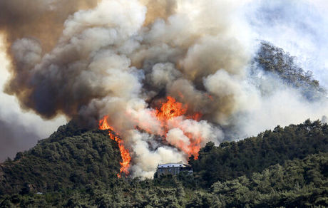 بحران آتش سوزی جنگل‌های ترکیه شدت گرفت