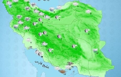 بارندگی در کشور ادامه دارد