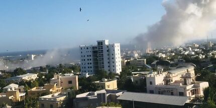 انفجار مهیب در ایست‌بازرسی فرودگاه موگادیشو