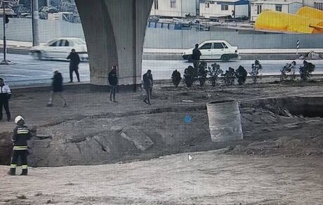 ریزش تونل در دست حفاری خط ۲ مترو اصفهان 