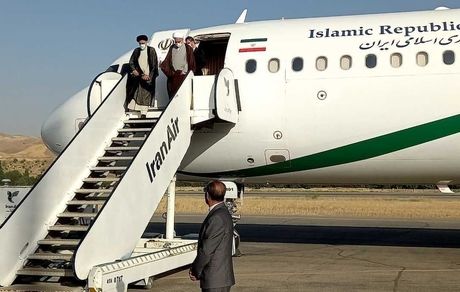 رئیسی وارد سنندج شد