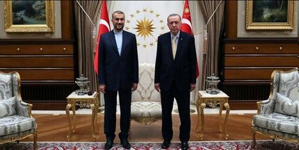 رایزنی وزیر امور خارجه با اردوغان