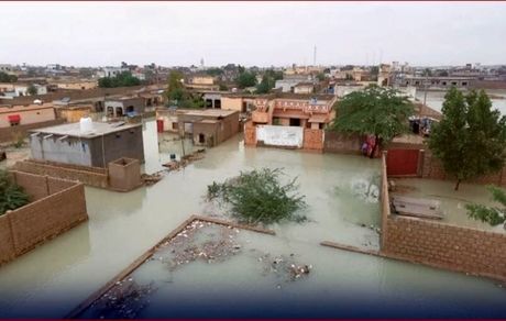 سیل، بندر گوادر پاکستان دچار فاجعه کرد
