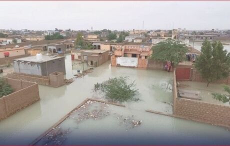سیل، بندر گوادر پاکستان دچار فاجعه کرد