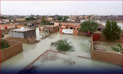 سیل، بندر گوادر پاکستان دچار فاجعه کرد