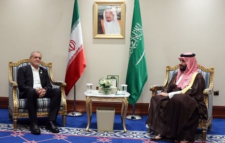 رئیس جمهور با ولیعهد عربستان دیدار کرد