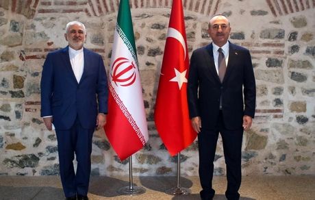 ظریف با وزیر خارجه ترکیه دیدار کرد