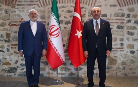 ظریف با وزیر خارجه ترکیه دیدار کرد