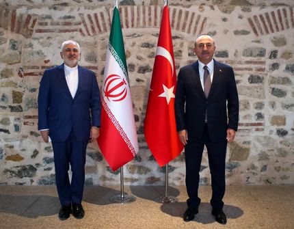 ظریف با وزیر خارجه ترکیه دیدار کرد