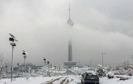 تهران یخ می‌زند
