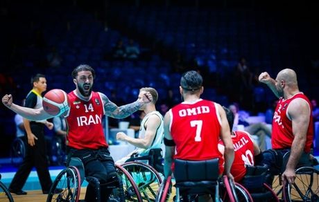 تیم ملی بسکتبال با ویلچر ایران از رسیدن به فینال پاراآسیایی بازماند