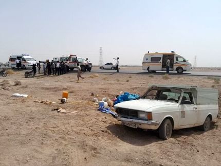 واژگونی پیکان وانت، ۹ مصدوم در پی داشت