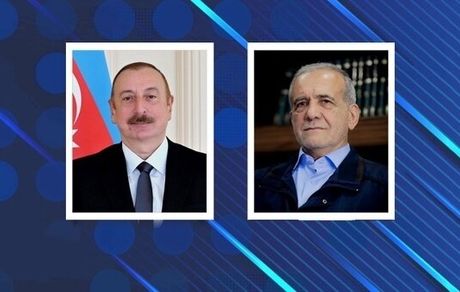 پزشکیان با رئیس جمهور جمهوری آذربایجان گفت و گو کرد