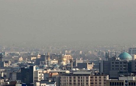 آلودگی هوای مشهد وارد دوازدهمین روز خود شد