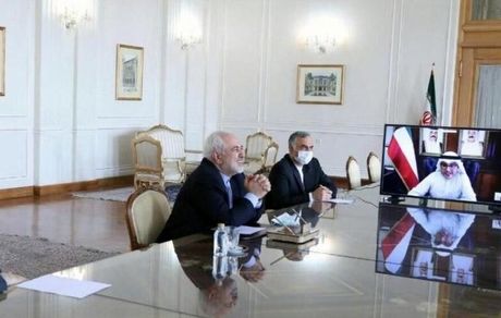 تاکید ظریف بر توسعه روابط ایران و کویت