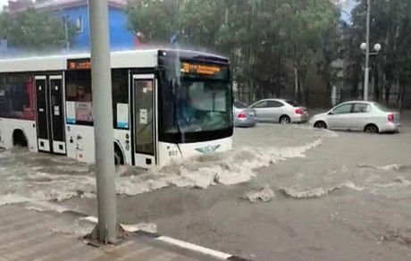 اعلام وضعیت اضطراری بدلیل سیل در مناطقی از داغستان روسیه