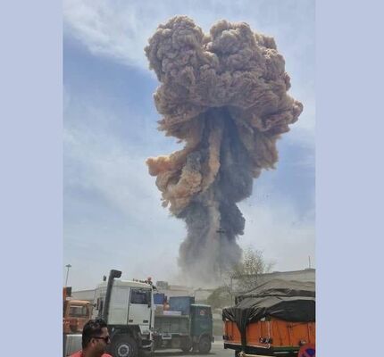 انفجار مهیب در بندرعباس + ویدئو