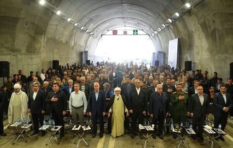 افتتاح طولانی‌ترین تونل جاده‌ای استان کرمانشاه