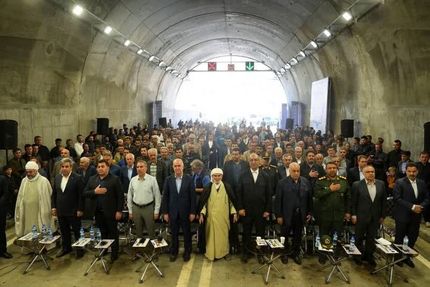 افتتاح طولانی‌ترین تونل جاده‌ای استان کرمانشاه