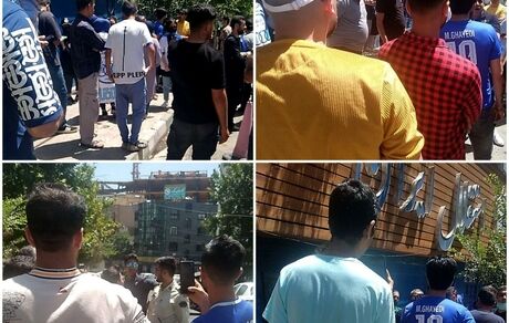 هواداران استقلال دست به تجمع زدند