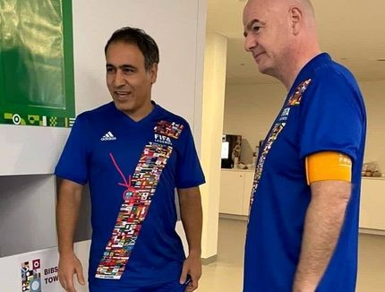 حضور مهدوی‌کیا در دیدار ستارگان جهان برابر ستارگان عرب حاشیه ساز شد