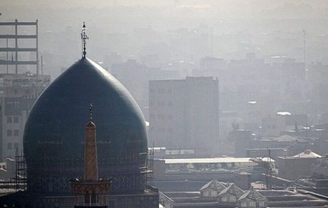 تداوم آلودگی هوا در شهر مشهد