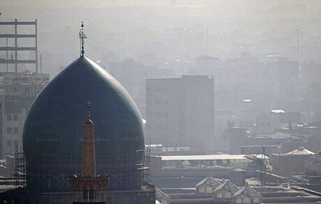 تداوم آلودگی هوا در شهر مشهد