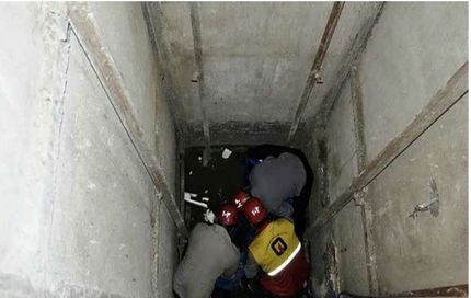 حادثه در چاهک آسانسور یک ساختمان در ایلام