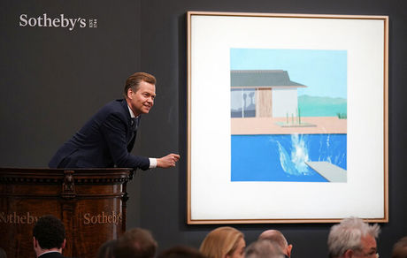 اثر «دیوید هاکنی» میلیون‌ها پوند فروخته شد