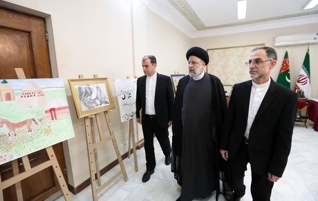 بازدید رئیس‌جمهور از رایزنی فرهنگی ایران در ترکمنستان