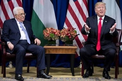 ترامپ در گفت و گو با محمود عباس: برای برقراری صلح در خاورمیانه آماده‌ام
