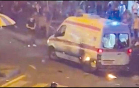 در ناآرامی‌ها، ۷۲ دستگاه آمبولانس آسیب دیده است