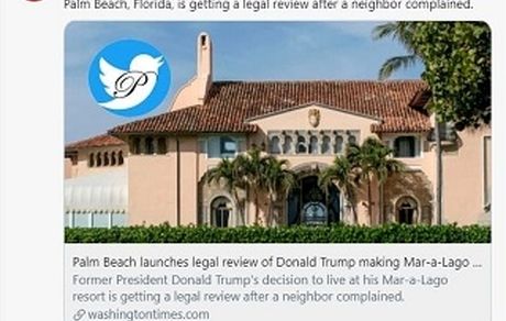 همسایه ترامپ شاکی شد