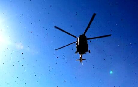 بالگرد فراجا در ارتفاعات کرمانشاه سقوط کرد