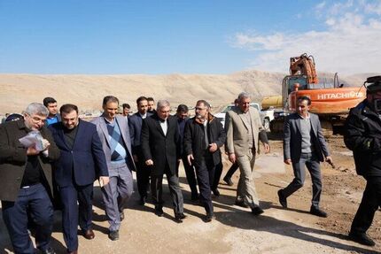 افتتاح پل بلیلوند خرم‌آباد با حضور رییس سازمان برنامه و بودجه کشور