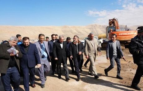 افتتاح پل بلیلوند خرم‌آباد با حضور رییس سازمان برنامه و بودجه کشور