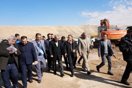 افتتاح پل بلیلوند خرم‌آباد با حضور رییس سازمان برنامه و بودجه کشور