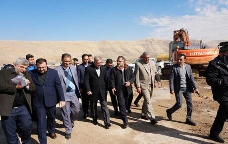 افتتاح پل بلیلوند خرم‌آباد با حضور رییس سازمان برنامه و بودجه کشور