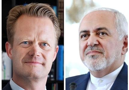 گفتگوی تلفنی ظریف و همتای دانمارکی