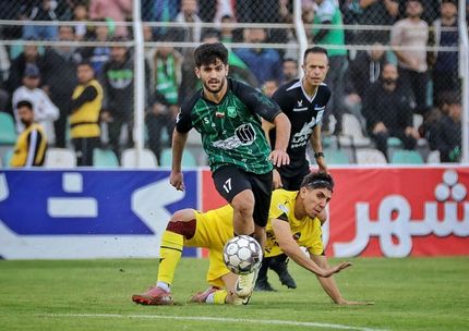 شمس آذر قزوین و خیبر دیگر بازی بدون گل هفته دوازدهم لیگ برتر فوتبال