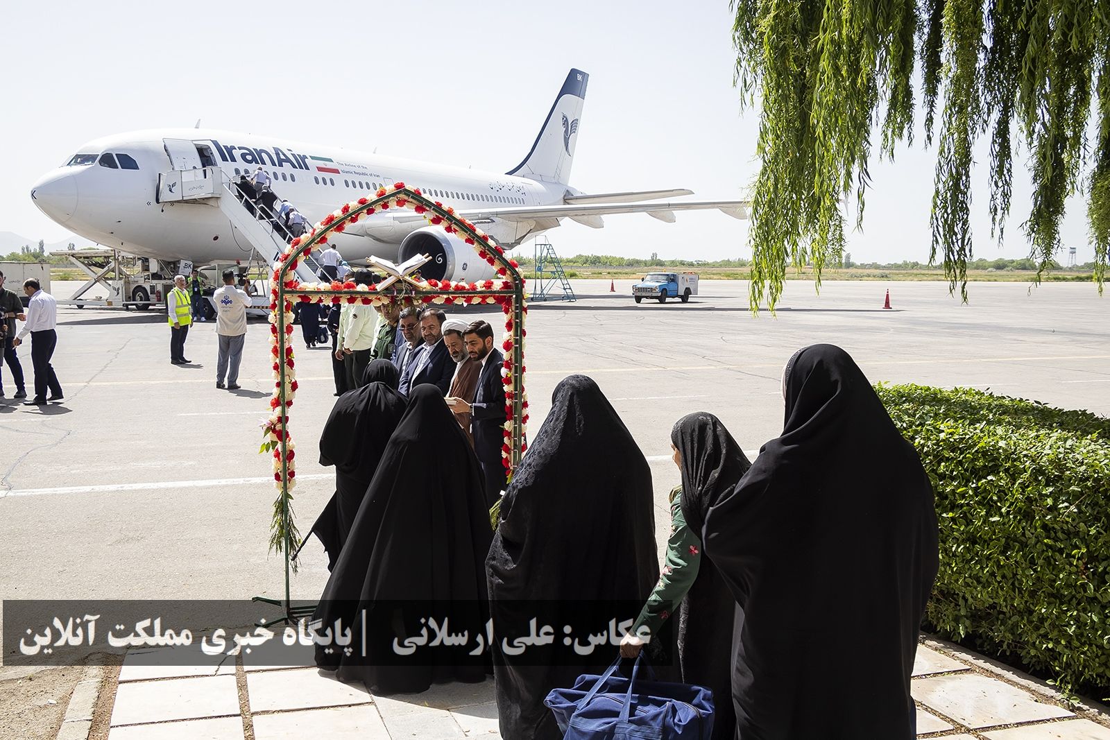اعزام زائرین سرزمین وحی (حجاج) آذربایجان‌غربی از فروگاه بین‌المللی ارومیه