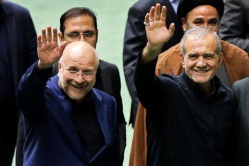 نامه تشکر رئیس جمهور به قالیباف درخصوص همراهی مجلس با دولت