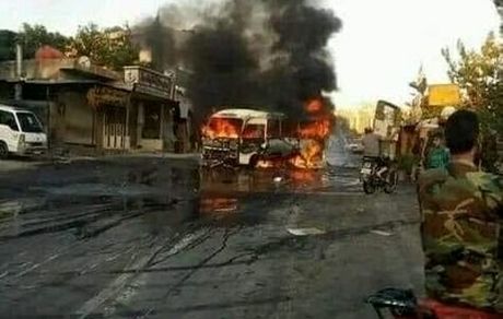کشته و زخمی شدن دستکم ۳۸ نظامی سوریه در انفجار تروریستی ریف دمشق