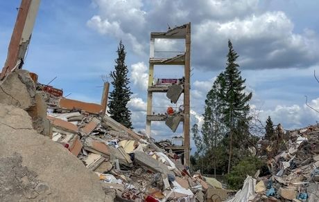 تصویری عجیب از زلزله مهیب ترکیه