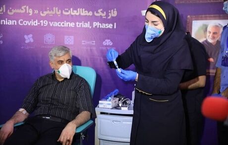 تزریق نخستین واکسن ایرانی به ۱۰ هزار داوطلب تا پایان اردیبهشت در فازسوم