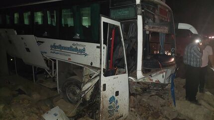 مصدومیت ۴۲ نفر و فوت یک نفر در تصادف اتوبوس و پراید + جزئیات جدید