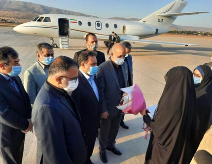 وزیر کشور برای معارفه استاندار لرستان، وارد خرم آباد شد